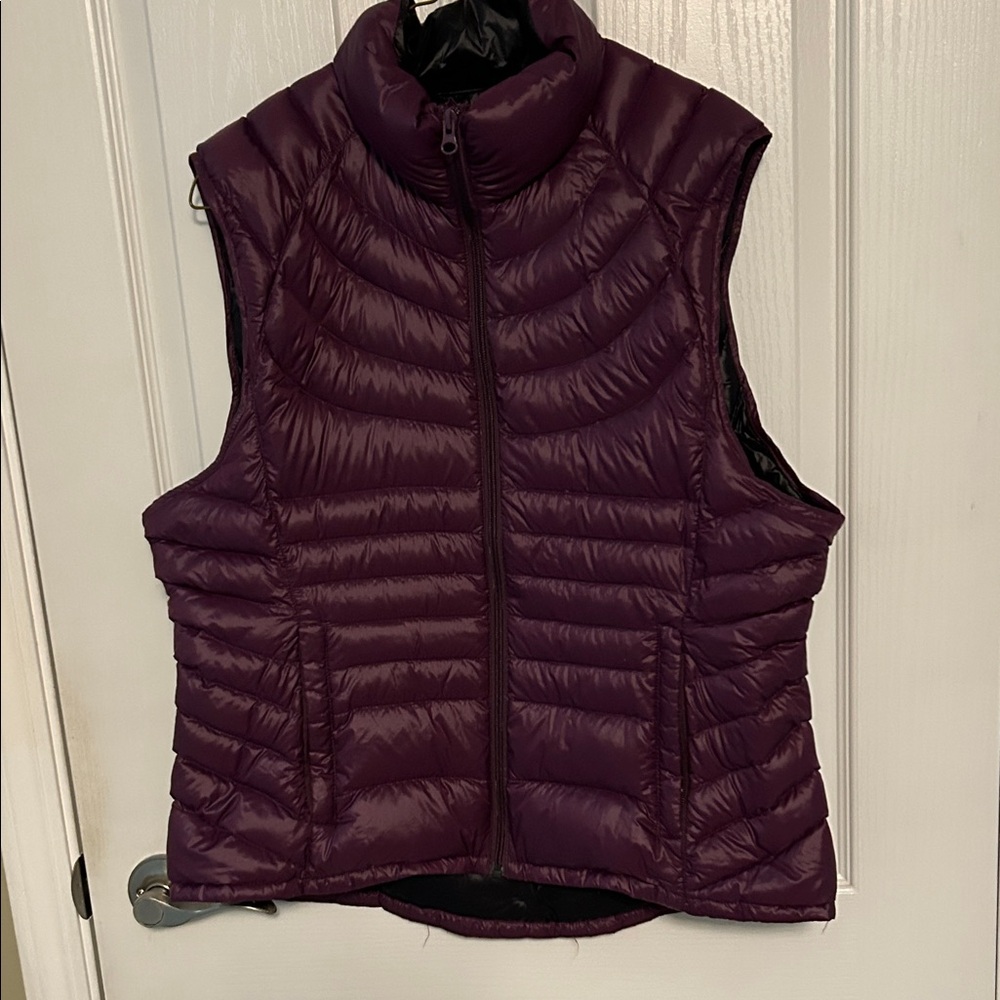 Bernardo Deep Purple Quilted Vest